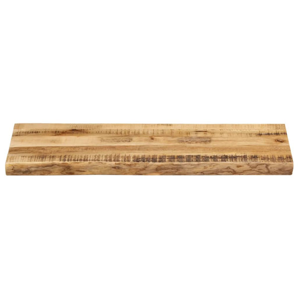 Pöytälevy elävä reuna Silas 100x40x2,5cm (karkea mangopuu)