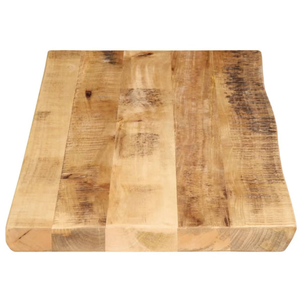 Pöytälevy elävä reuna Silas 100x40x2,5cm (karkea mangopuu)