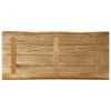 Pöytälevy elävä reuna Silas 100x40x2,5cm (karkea mangopuu)