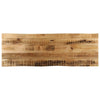 Pöytälevy elävä reuna Silas 120x40x2,5cm (karkea mangopuu)