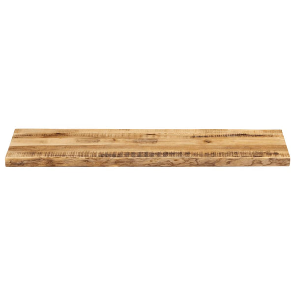 Pöytälevy elävä reuna Silas 120x40x2,5cm (karkea mangopuu)