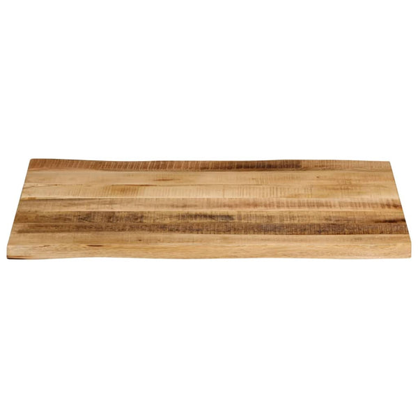 Pöytälevy elävä reuna Silas 70x60x2,5cm (karkea mangopuu)