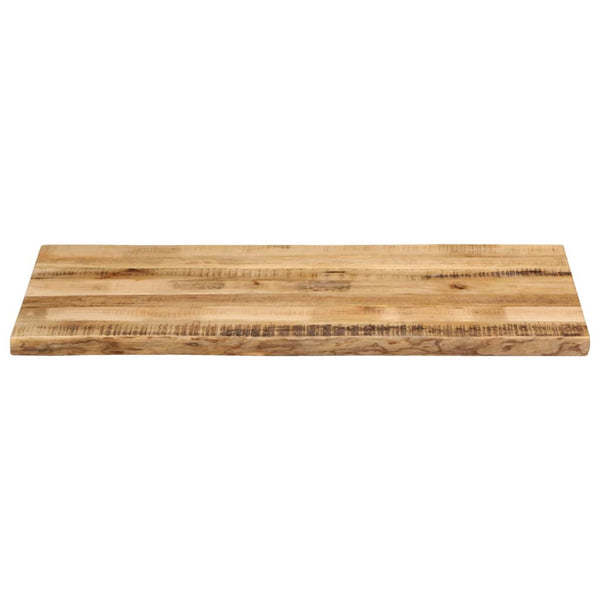 Pöytälevy elävä reuna Silas 100x60x2,5cm (karkea mangopuu)