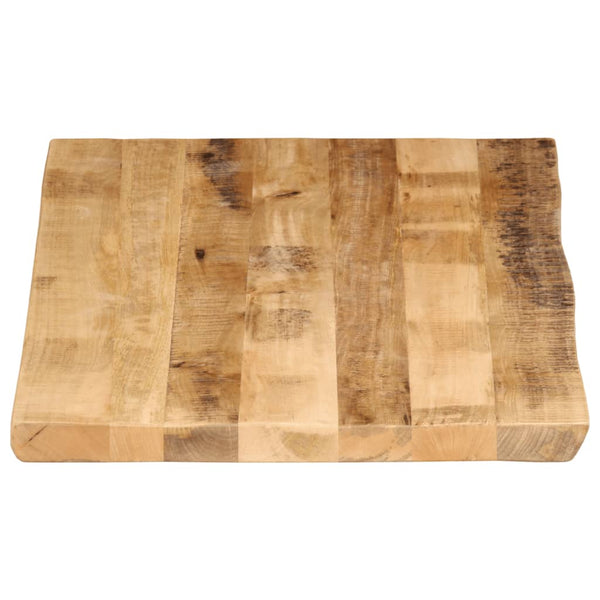 Pöytälevy elävä reuna Silas 120x60x2,5cm (karkea mangopuu)