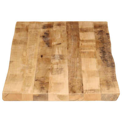 Pöytälevy elävä reuna Silas 140x60x2,5cm (karkea mangopuu)