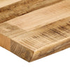 Pöytälevy elävä reuna 90x40x3,8 cm täysi karkea mangopuu