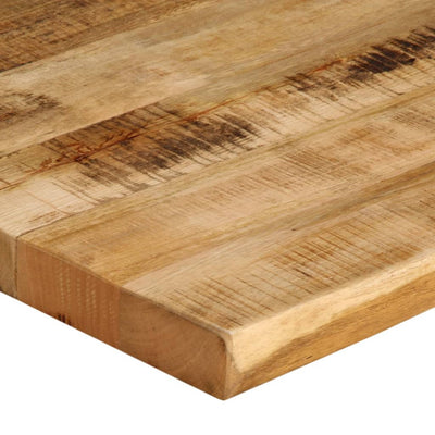 Pöytälevy elävä reuna 70x60x3,8 cm täysi karkea mangopuu