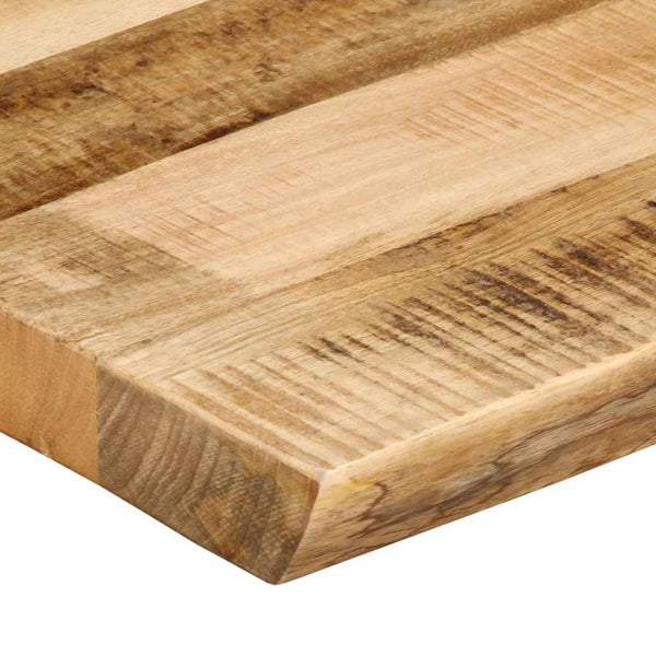 Pöytälevy elävä reuna 100x60x3,8 cm täysi karkea mangopuu