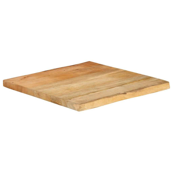 Pöytälevy 40x40x2,5 cm Elävä reuna Täysipuu Mango