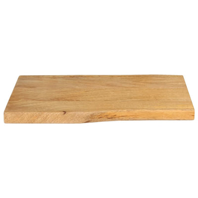 Pöytälevy 70x40x2,5 cm elävä reuna täysi mangopuu
