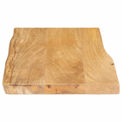 Pöytälevy 70x40x2,5 cm elävä reuna täysi mangopuu