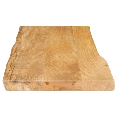 Pöytälevy 80x40x2,5 cm elävä reuna täysi mangopuu