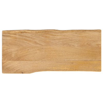 Pöytälevy 90x40x2,5 cm elävä reuna täysi mangopuu