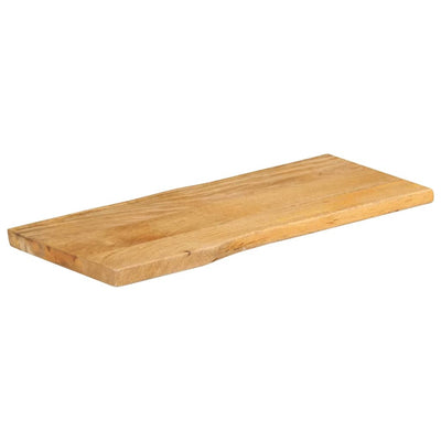 Pöytälevy 90x40x2,5 cm elävä reuna täysi mangopuu