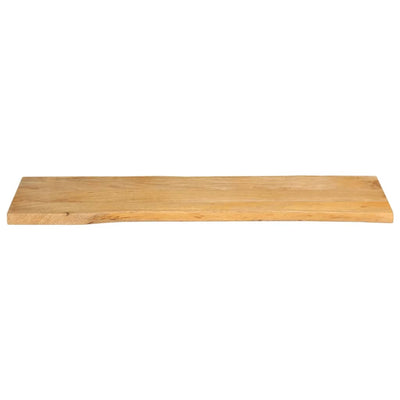 Pöytälevy 110x40x2,5 cm elävä reuna täysi mangopuu