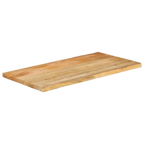 Pöytälevy 100x60x2,5 cm elävä reuna täysi mangopuu