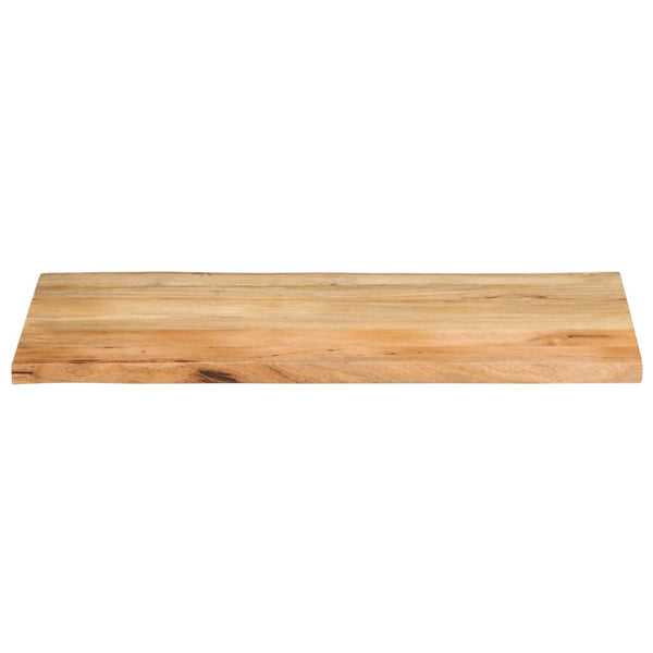 Pöytälevy 100x60x2,5 cm elävä reuna täysi mangopuu