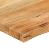 Pöytälevy 100x60x2,5 cm elävä reuna täysi mangopuu