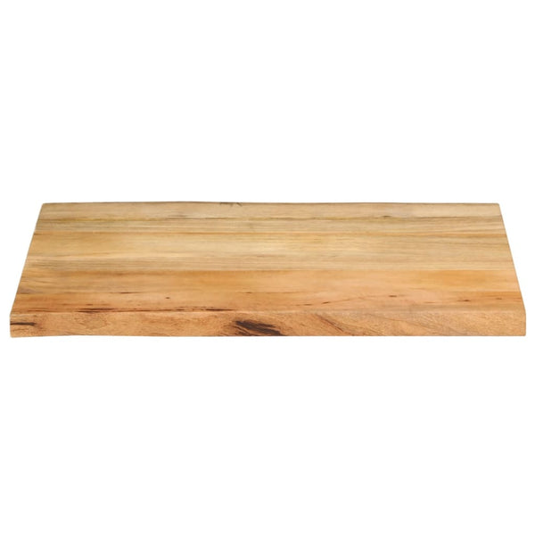 Pöytälevy 90x60x3,8 cm elävä reuna täysi mangopuu