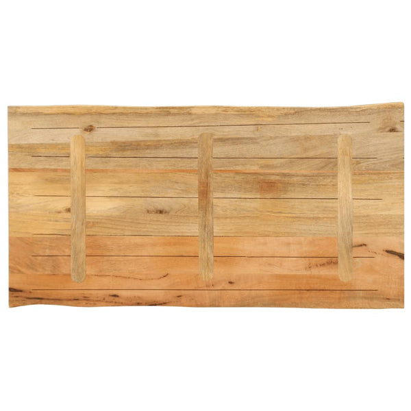 Pöytälevy 120x60x3,8 cm elävä reuna täysi mangopuu