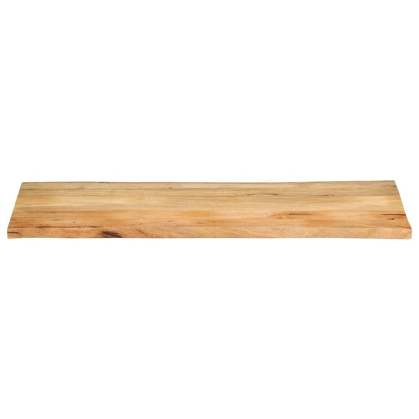 Pöytälevy 140x60x3,8 cm elävä reuna täysi mangopuu