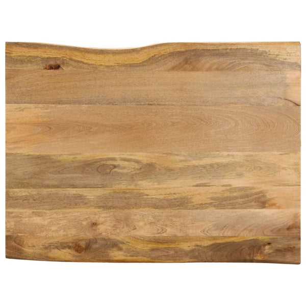 Pöytälevy 110x80x3,8 cm elävä reuna täysi mangopuu