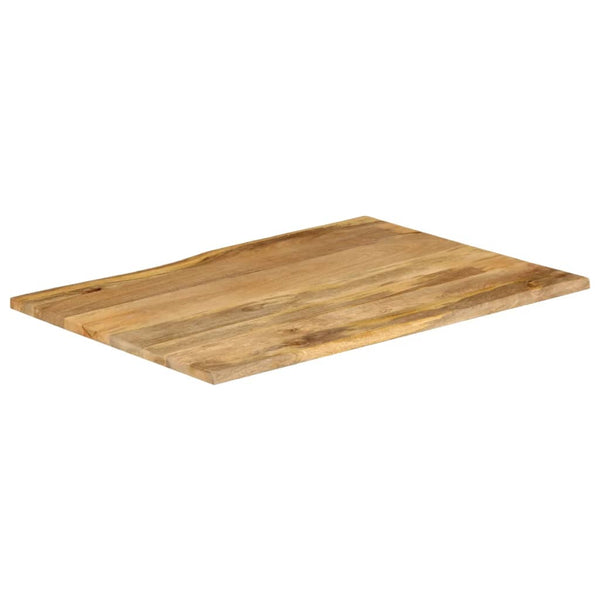 Pöytälevy 110x80x3,8 cm elävä reuna täysi mangopuu