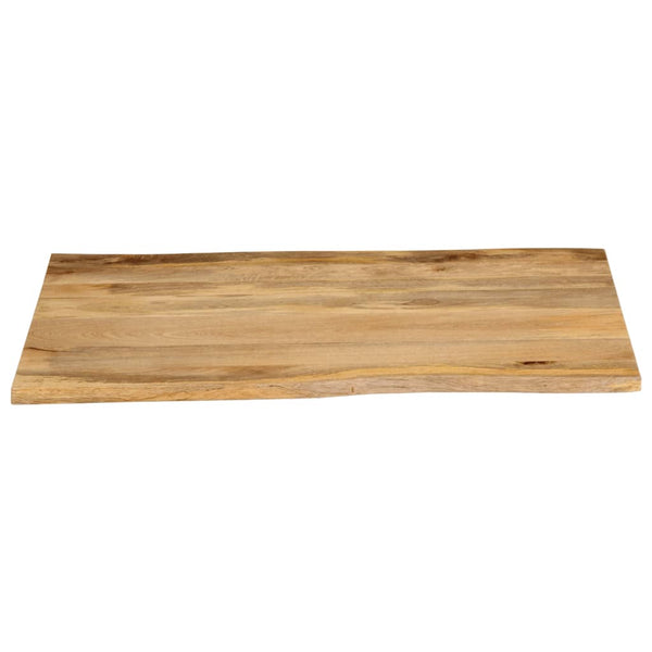Pöytälevy 110x80x3,8 cm elävä reuna täysi mangopuu