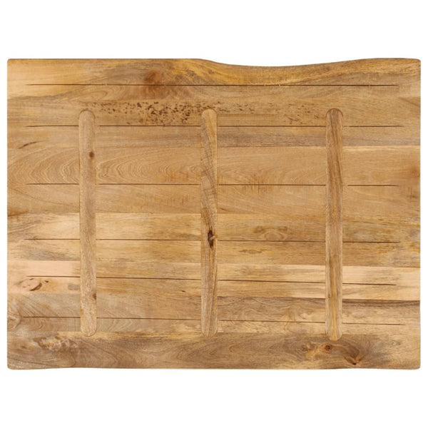 Pöytälevy 110x80x3,8 cm elävä reuna täysi mangopuu