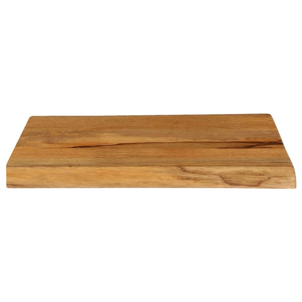 Pöytälevy 60x40x2,5 cm elävä reuna täysi mangopuu