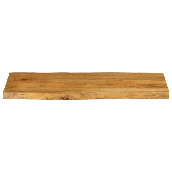 Pöytälevy 80x40x2,5 cm elävä reuna täysi mangopuu