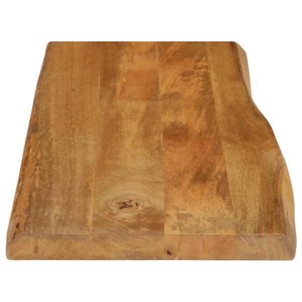 Pöytälevy 80x40x2,5 cm elävä reuna täysi mangopuu