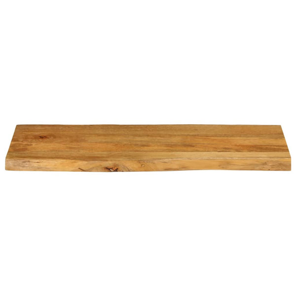 Pöytälevy 90x40x2,5 cm elävä reuna täysi mangopuu