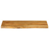 Pöytälevy 100x40x2,5 cm elävä reuna täysi mangopuu