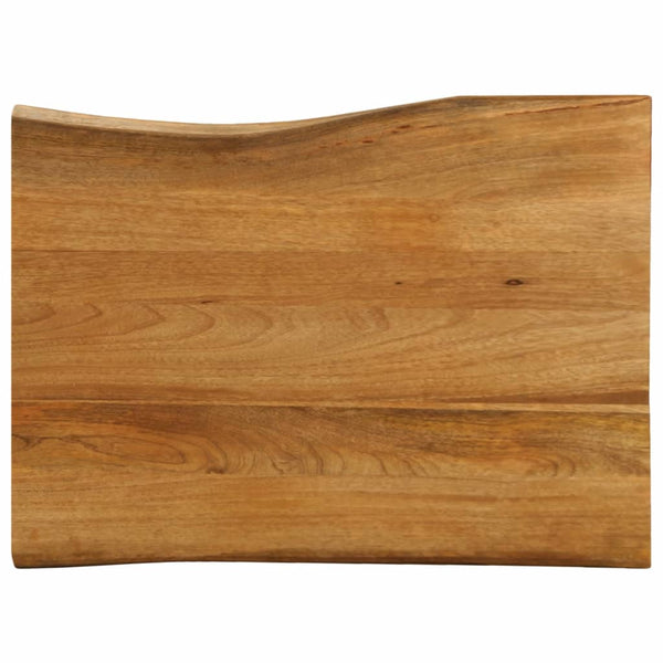 Pöytälevy 90x60x2,5 cm elävä reuna täysi mangopuu