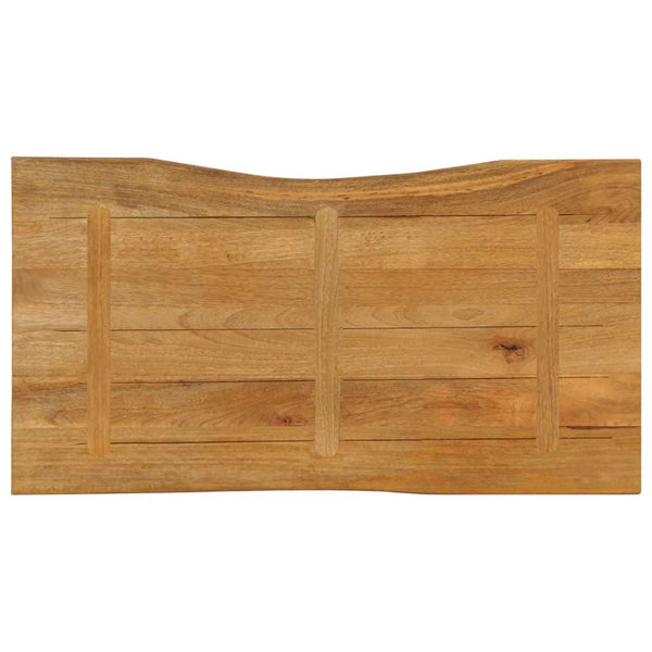 Pöytälevy 110x60x2,5 cm elävä reuna täysi mangopuu