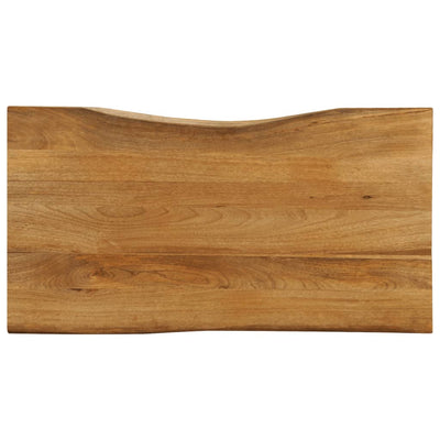 Pöytälevy 120x60x2,5 cm elävä reuna täysi mangopuu