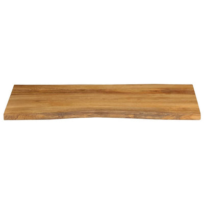 Pöytälevy 120x60x2,5 cm elävä reuna täysi mangopuu