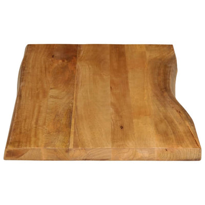 Pöytälevy 120x60x2,5 cm elävä reuna täysi mangopuu
