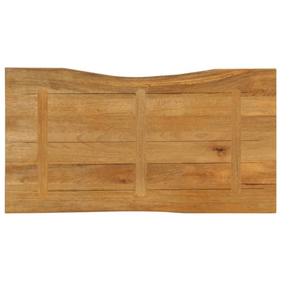 Pöytälevy 120x60x2,5 cm elävä reuna täysi mangopuu
