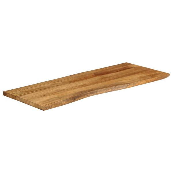 Pöytälevy 140x60x2,5 cm elävä reuna täysi mangopuu