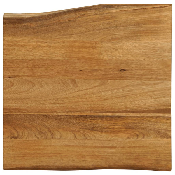 Pöytälevy 80x80x2,5 cm elävä reuna täysi mangopuu