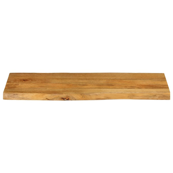 Pöytälevy 90x40x3,8 cm elävä reuna täysi mangopuu