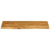 Pöytälevy 100x40x3,8 cm elävä reuna täysi mangopuu