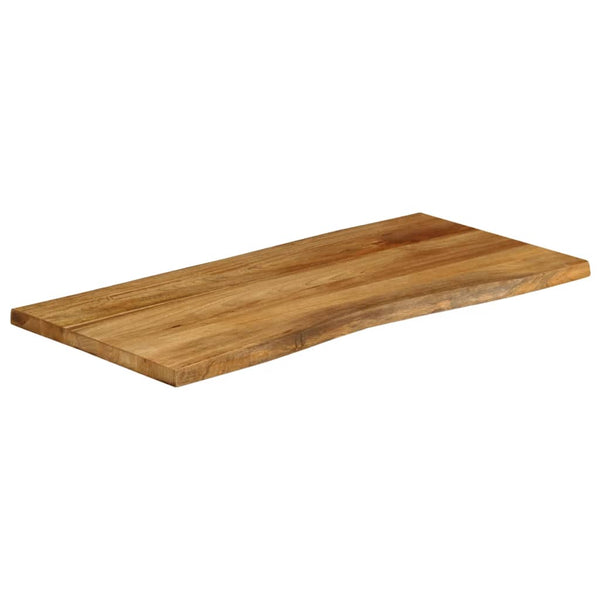 Pöytälevy 100x60x3,8 cm elävä reuna täysi mangopuu