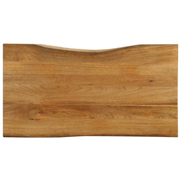 Pöytälevy 110x60x3,8 cm elävä reuna täysi mangopuu