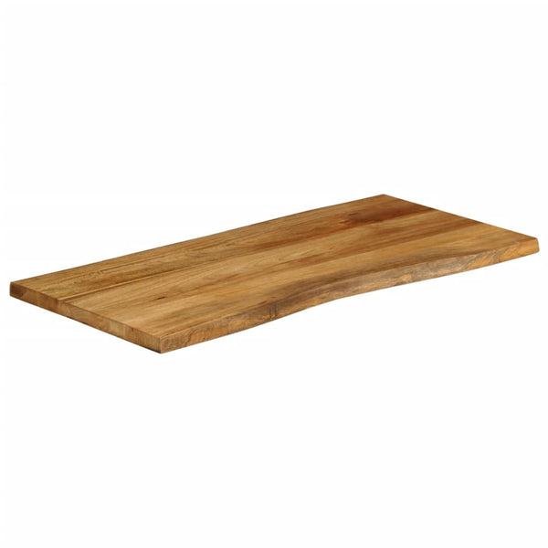 Pöytälevy 110x60x3,8 cm elävä reuna täysi mangopuu