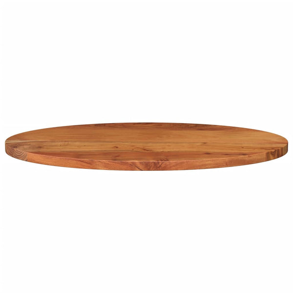 Pöytälevy 80x40x2,5 cm ovaali täysi akasiapuu