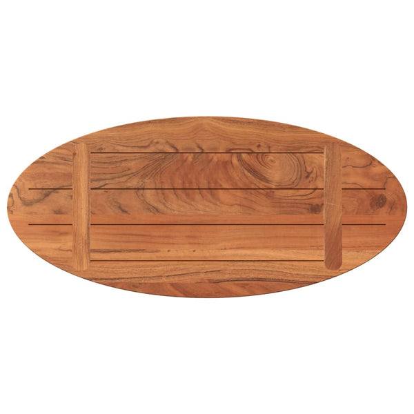 Pöytälevy 80x40x2,5 cm ovaali täysi akasiapuu