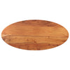 Pöytälevy 100x40x2,5 cm ovaali täysi akasiapuu